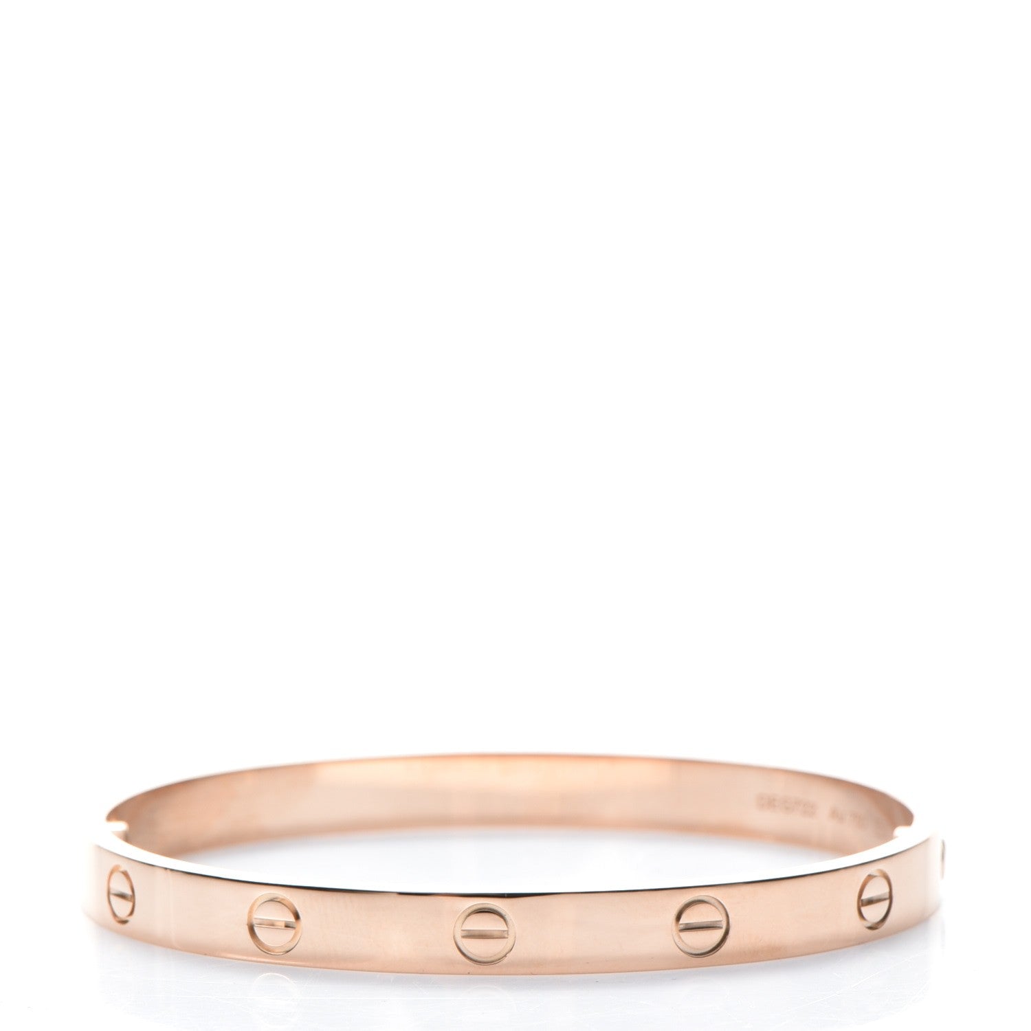 Cartier 18K Pink Gold LOVE Bracelet 18 3 of 8