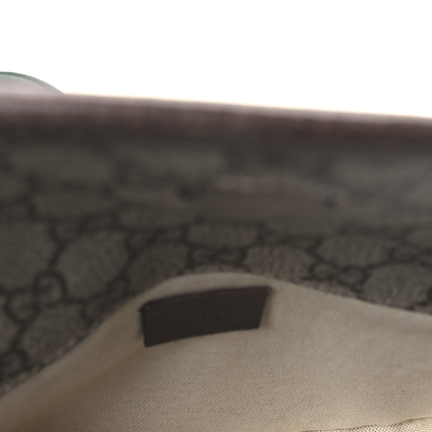 GG Supreme Monogram Neo Vintage Web Belt Bag Brown