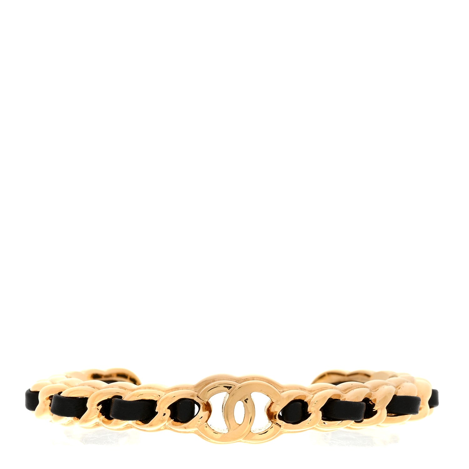 Chanel Lambskin CC Chain Bracelet M Black 1 of 5