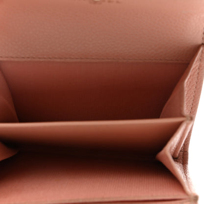 Chanel Caviar Quilted Boy Flap Card Holder Beige 5 of 9