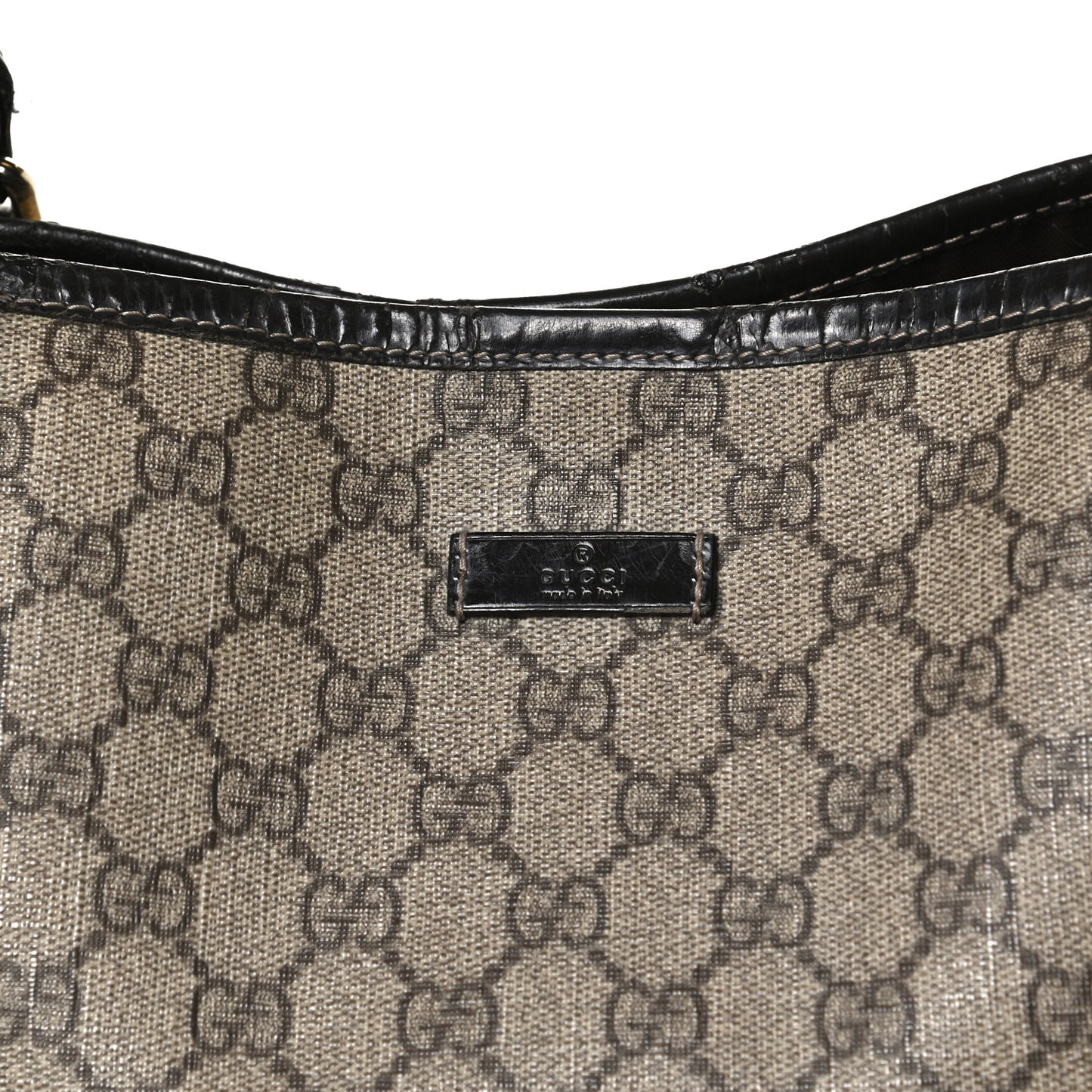 GG Plus Monogram Medium Joy Tote Dark Brown