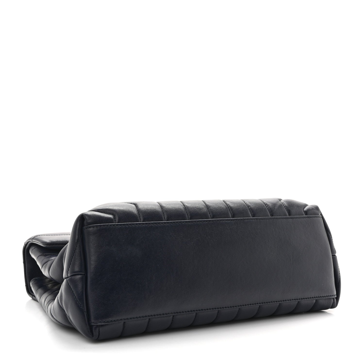 Saint Laurent Calfskin Y Quilted Monogram Medium Loulou Chain Satchel Medium Blue 4 of 14
