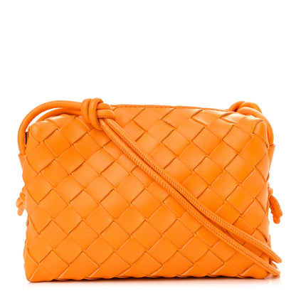 Bottega Veneta Nappa Intrecciato Mini Loop Camera Bag Tangerine 1 of 9