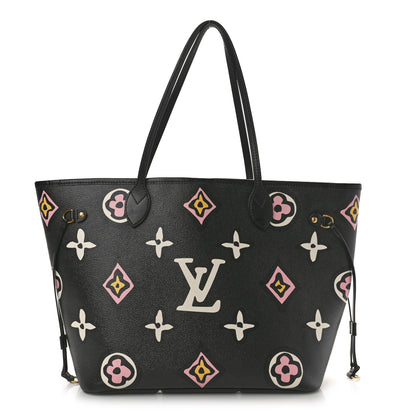 Louis Vuitton Monogram Giant Wild at Heart Neverfull MM Black 1 of 10