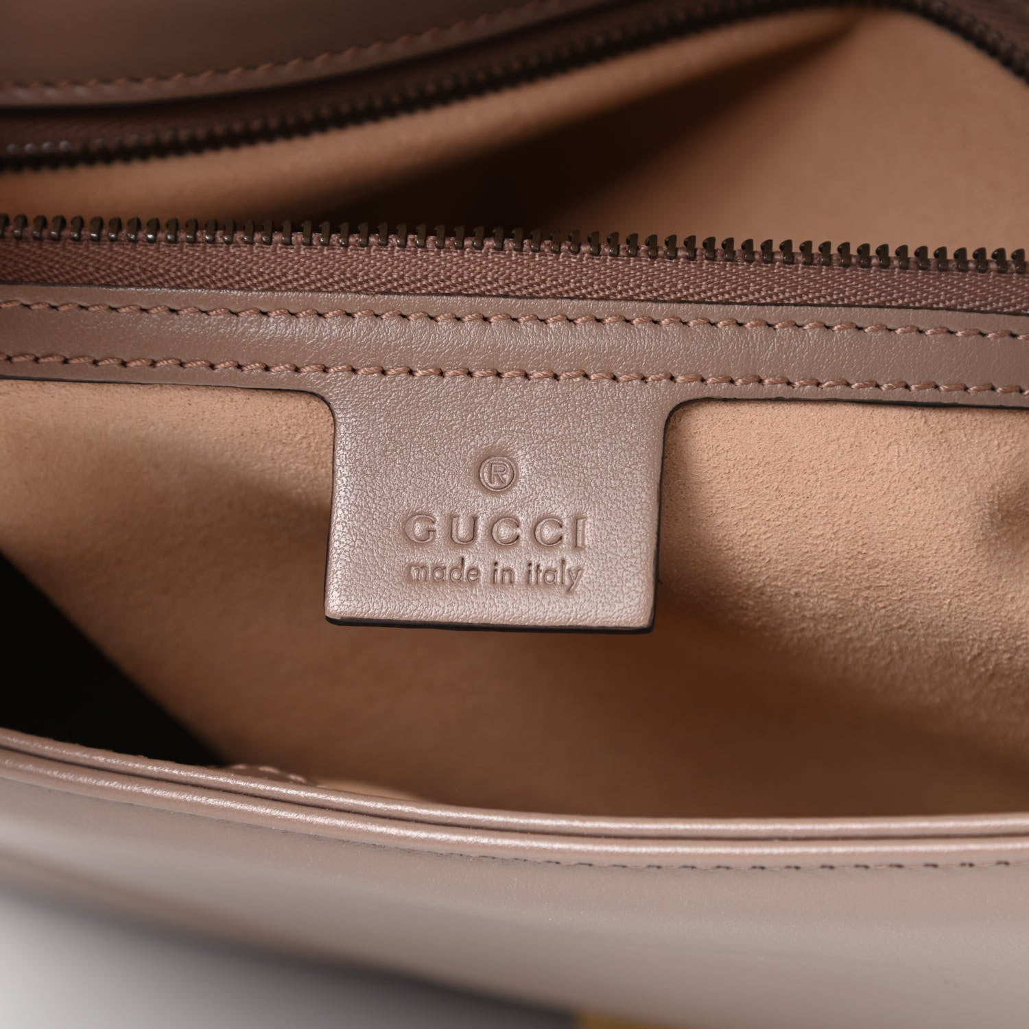 Gucci Calfskin Matelasse Medium GG Marmont Shoulder Bag Porcelain Rose 6 of 12