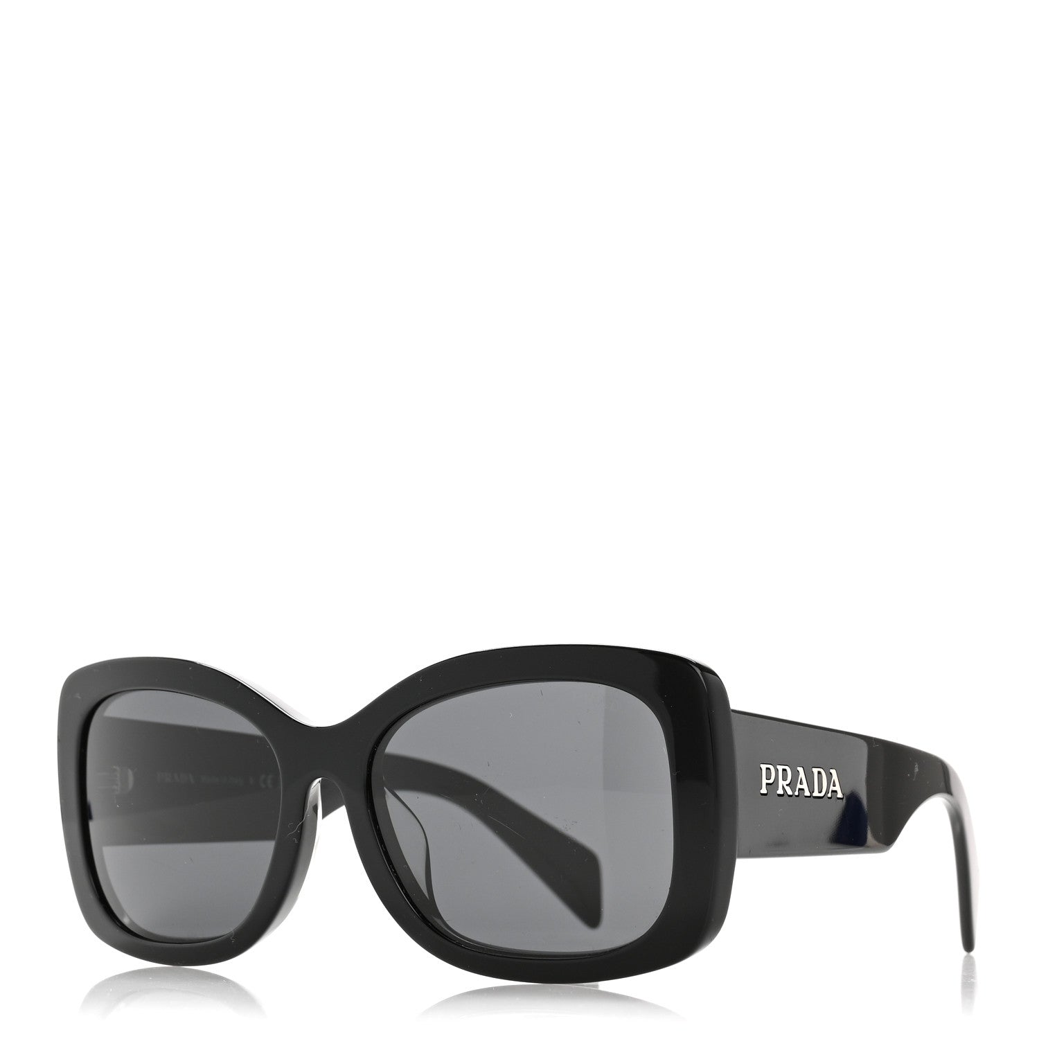 Prada Acetate Sunglasses SPR A08-F Black 1 of 8