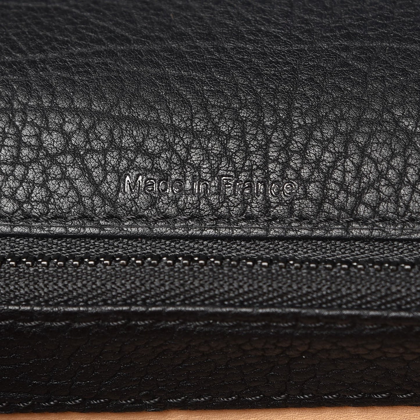Grained Calfskin GM Tempete Satchel Black