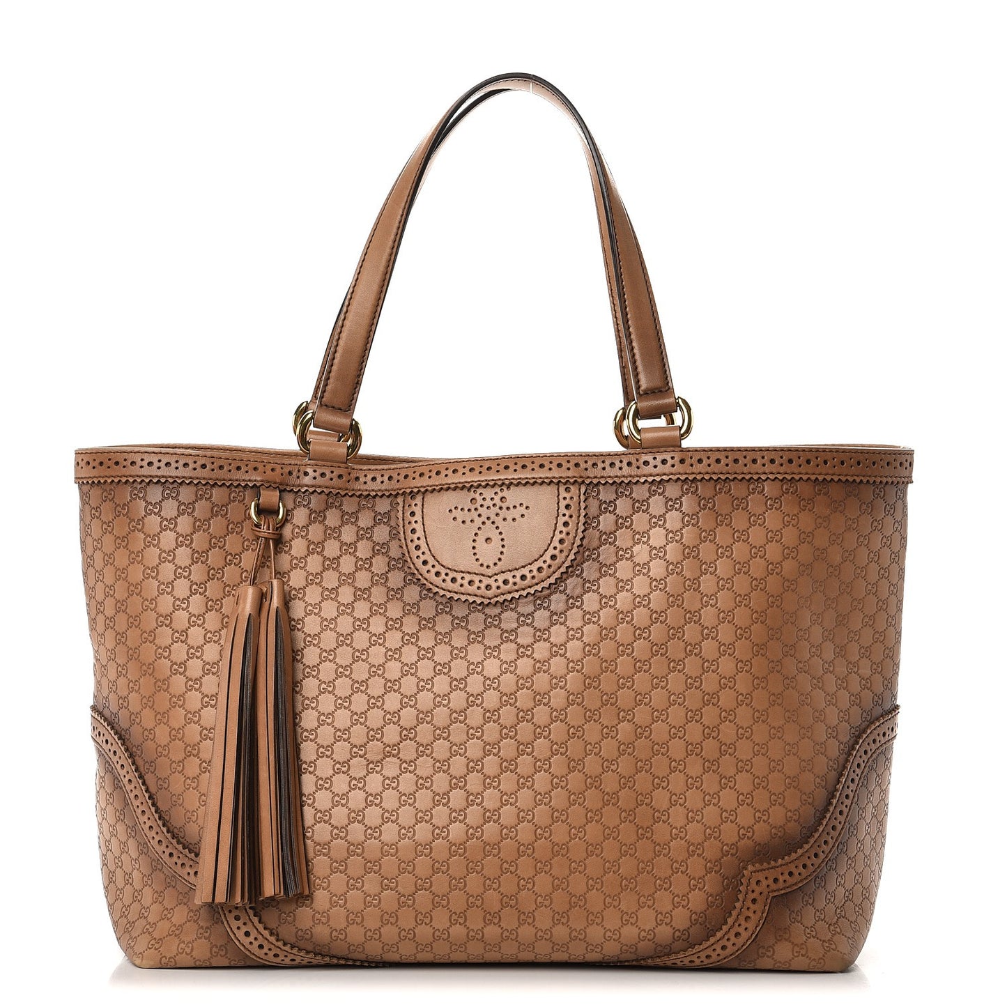 Microguccissima Large Duilio Tote Honey