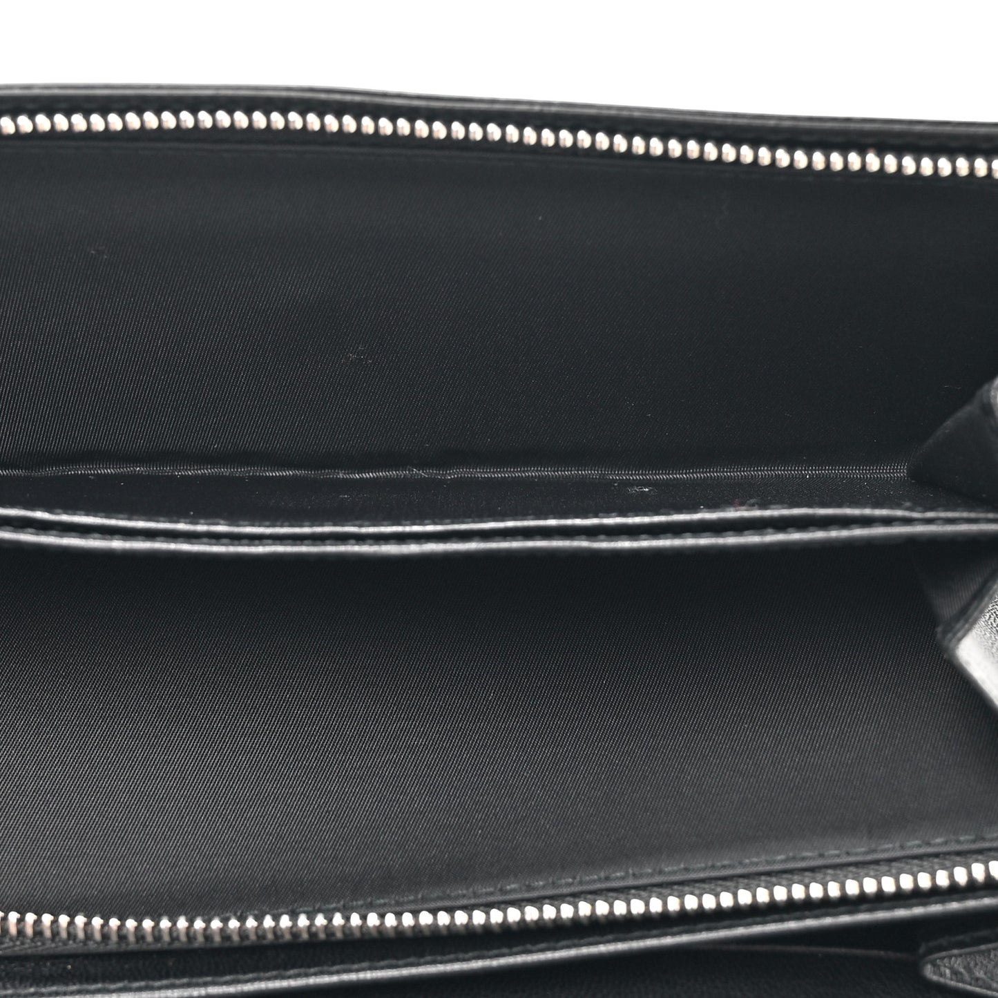 Patent Lambskin Cannage Lady Dior Rendezvous Wallet On Chain Black