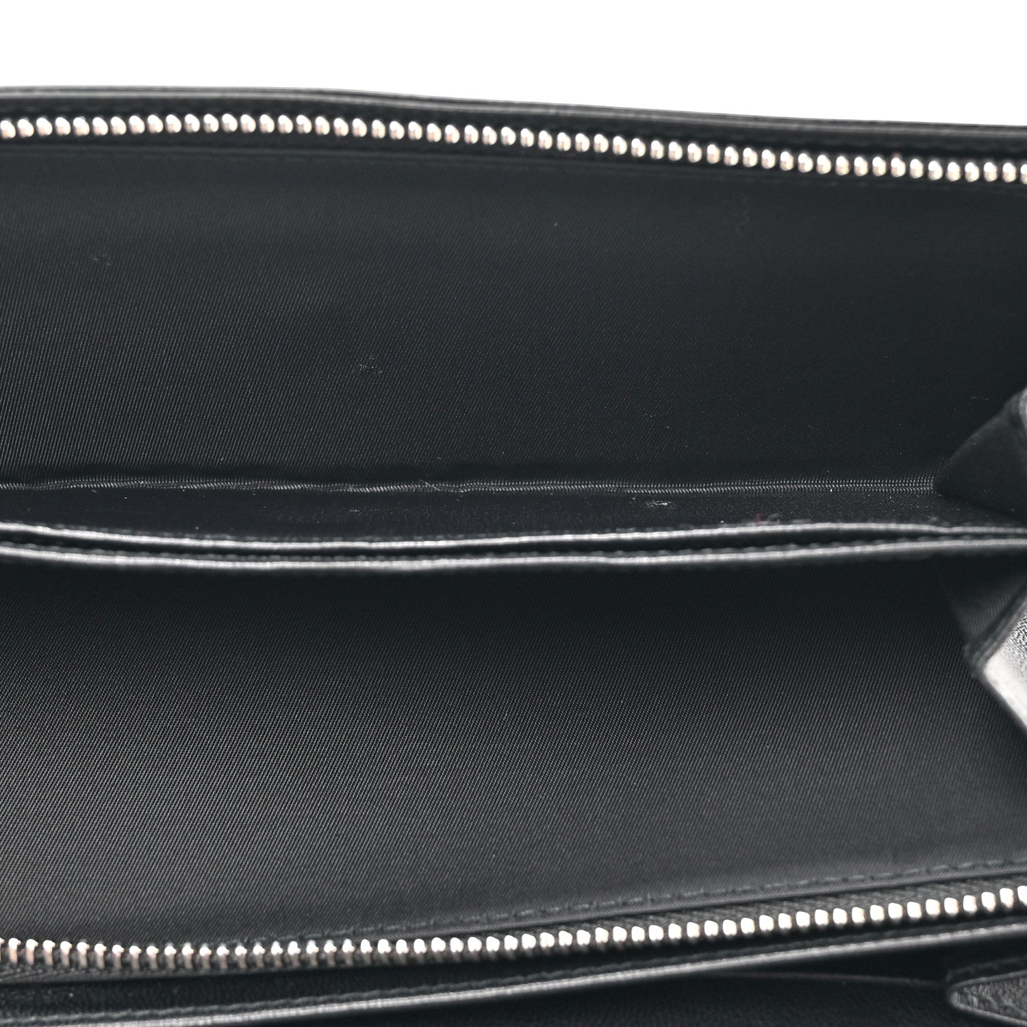 Christian Dior Patent Lambskin Cannage Lady Dior Rendezvous Wallet On Chain Black 6 of 13