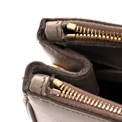 Prada Saffiano Small Galleria Double Zip Tote Argilla 11 of 13