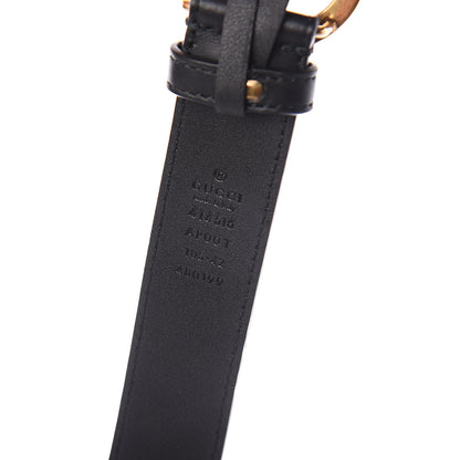Gucci Moon Calfskin Double G 30mm Belt 105 42 Black 5 of 5