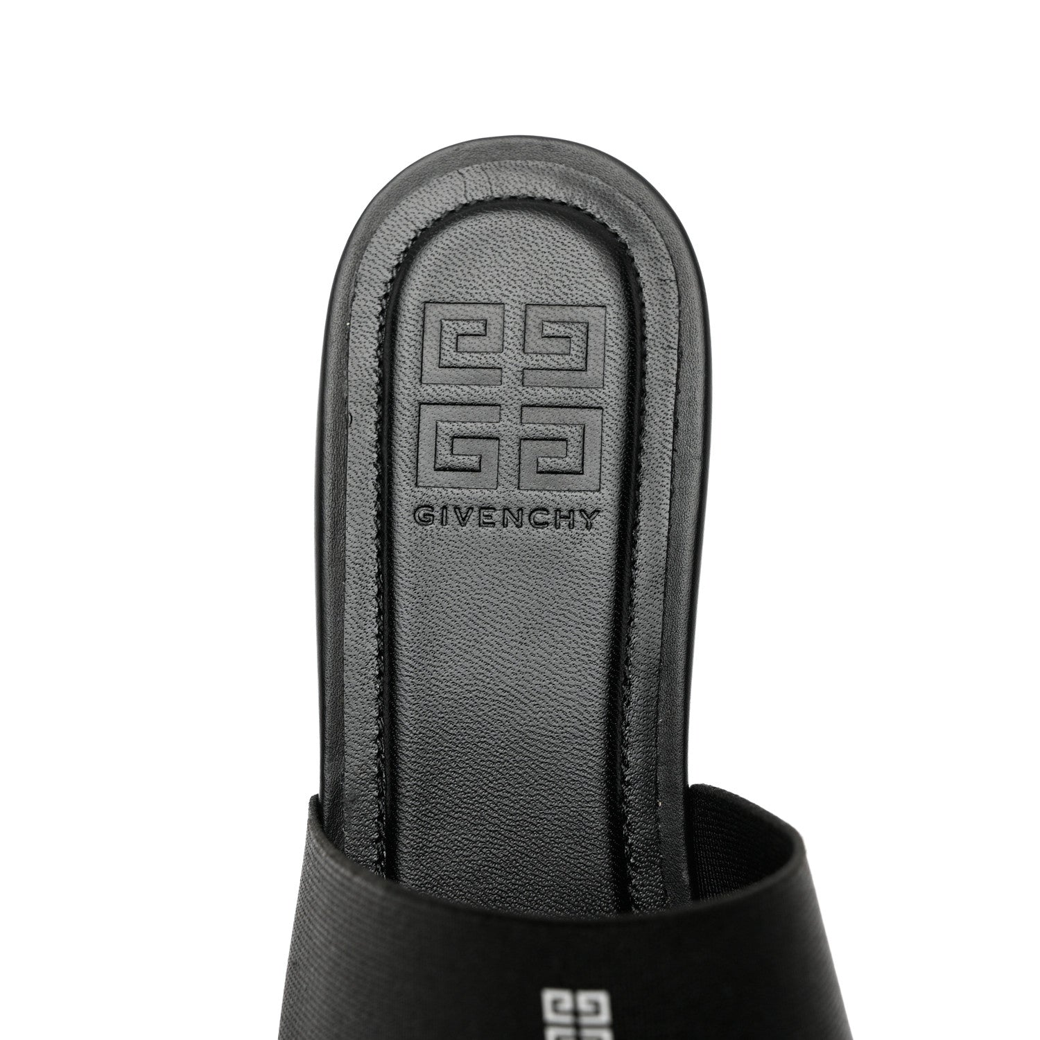 Givenchy Calfskin Bedford Logo Mule Slides 38 Black 6 of 9