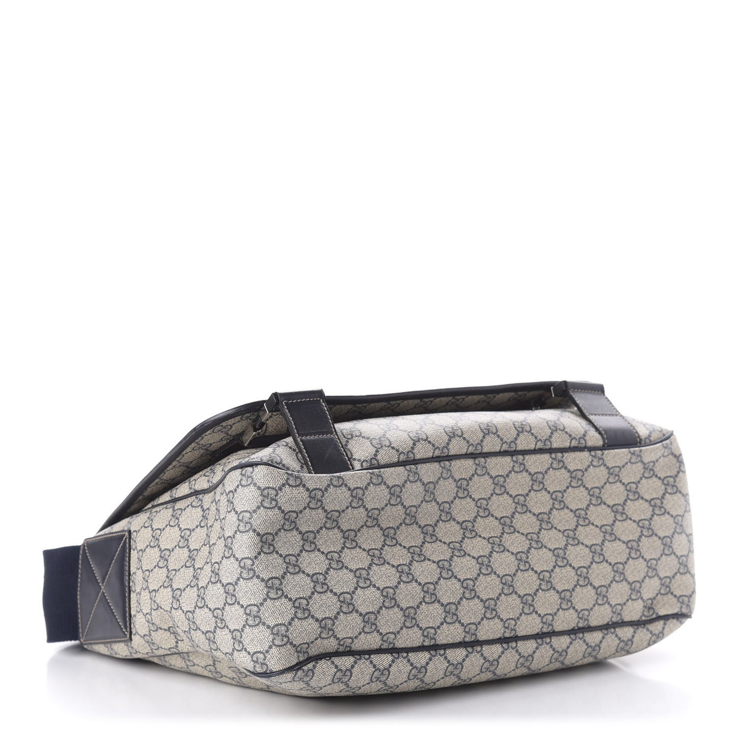 GG Plus Monogram Messenger Diaper Bag Navy