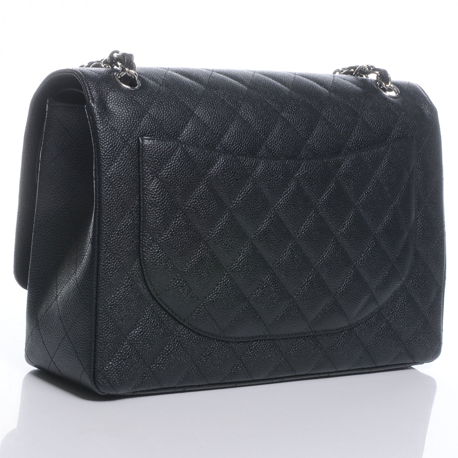 Chanel Caviar Quilted Maxi Double Flap Black 3 of 9