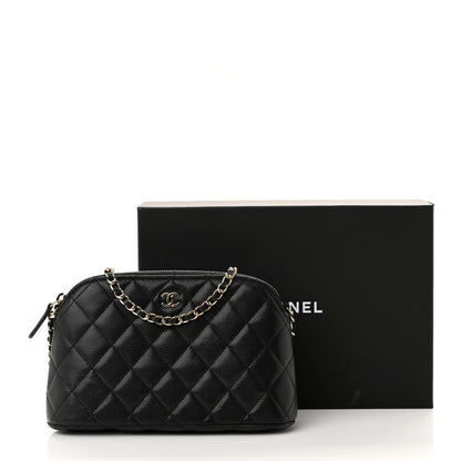 Chanel Caviar Quilted Classic Clutch With Chain Black 11 of 11