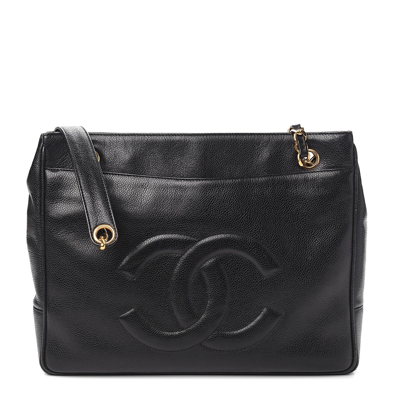 Chanel Caviar CC Shoulder Bag Black 1 of 11
