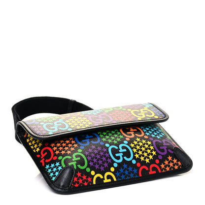 Gucci GG Supreme Monogram Psychedelic Slim Belt Bag Black 3 of 4