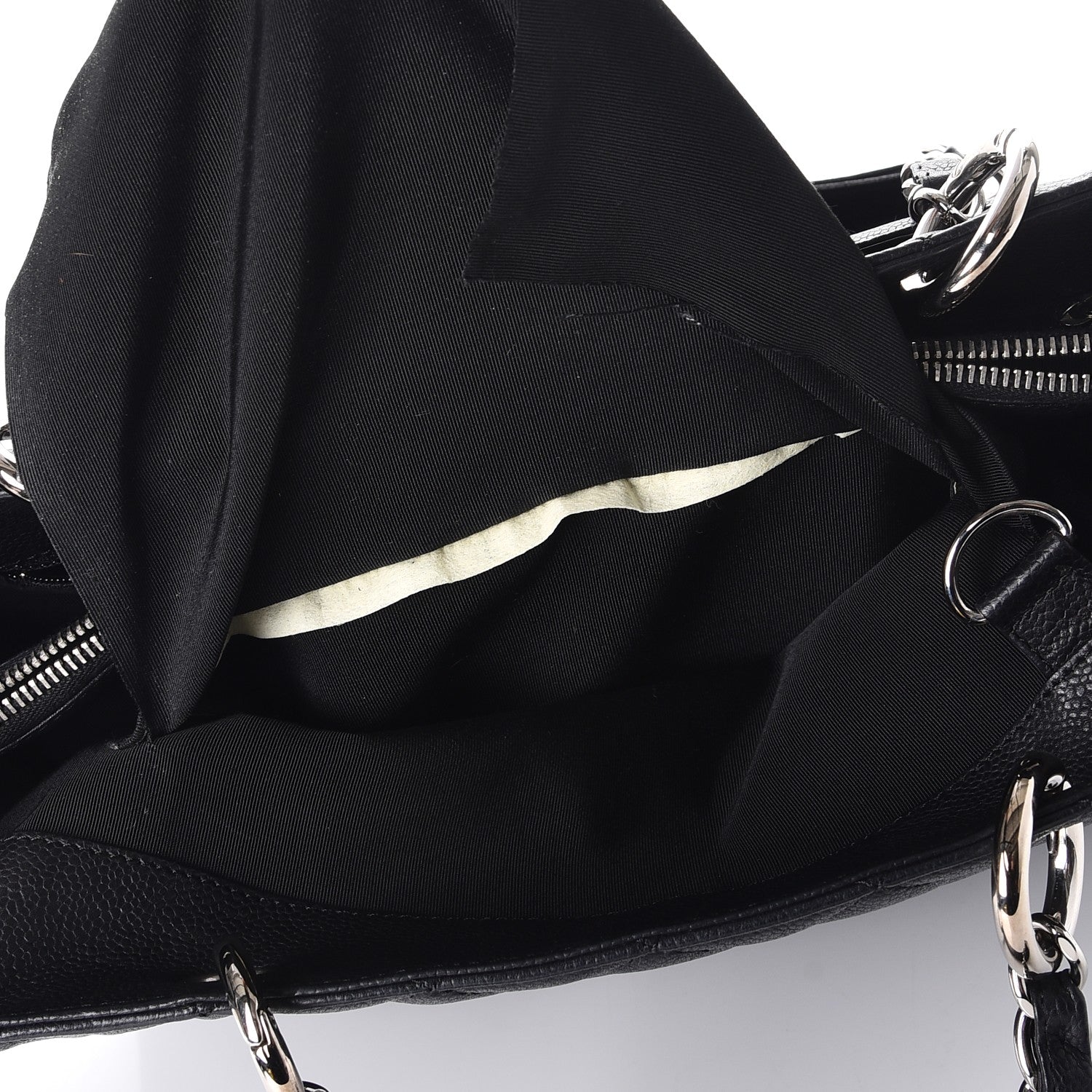 Chanel Caviar Quilted Grand Shopping Tote GST Black 10 of 12