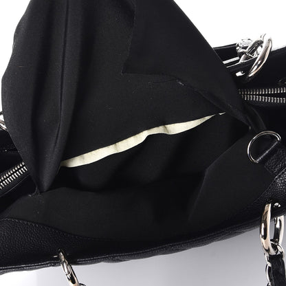 Chanel Caviar Quilted Grand Shopping Tote GST Black 10 of 12