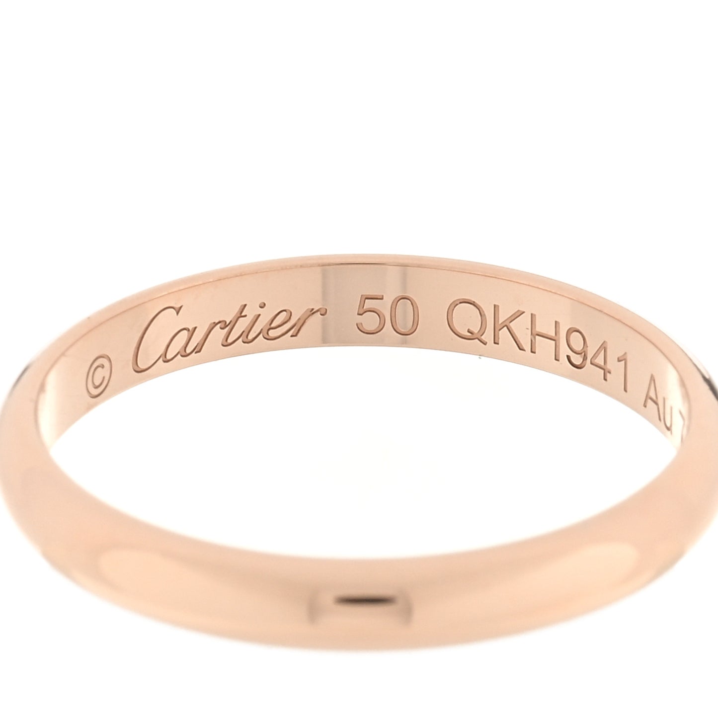 18K Yellow Gold 2.5mm 1895 Wedding Band Ring 50 5.25