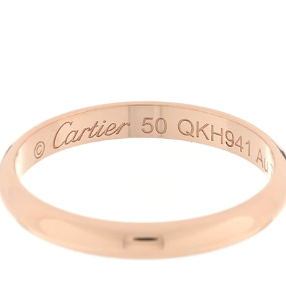Cartier 18K Yellow Gold 2.5mm 1895 Wedding Band Ring 50 5.25 4 of 5