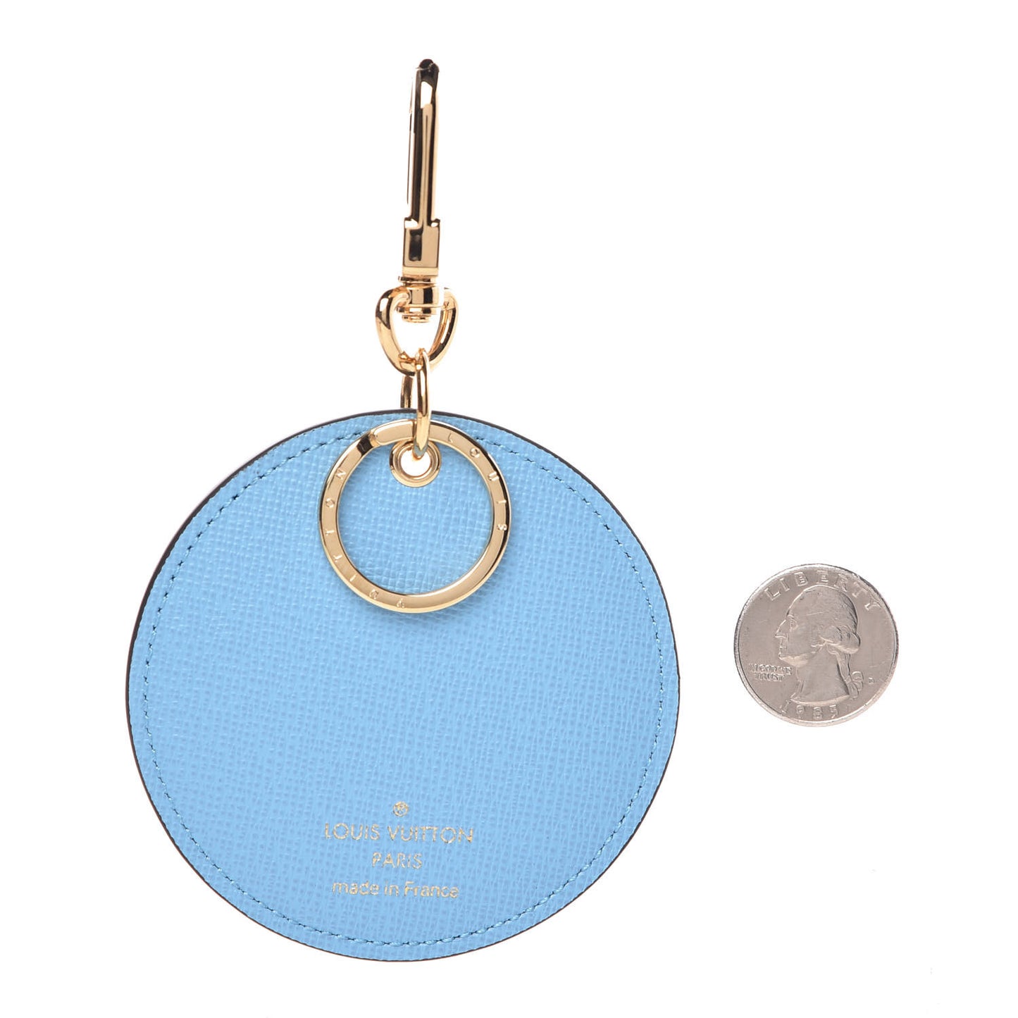 Damier Ebene Illustre Manchot Bag Charm Key Ring