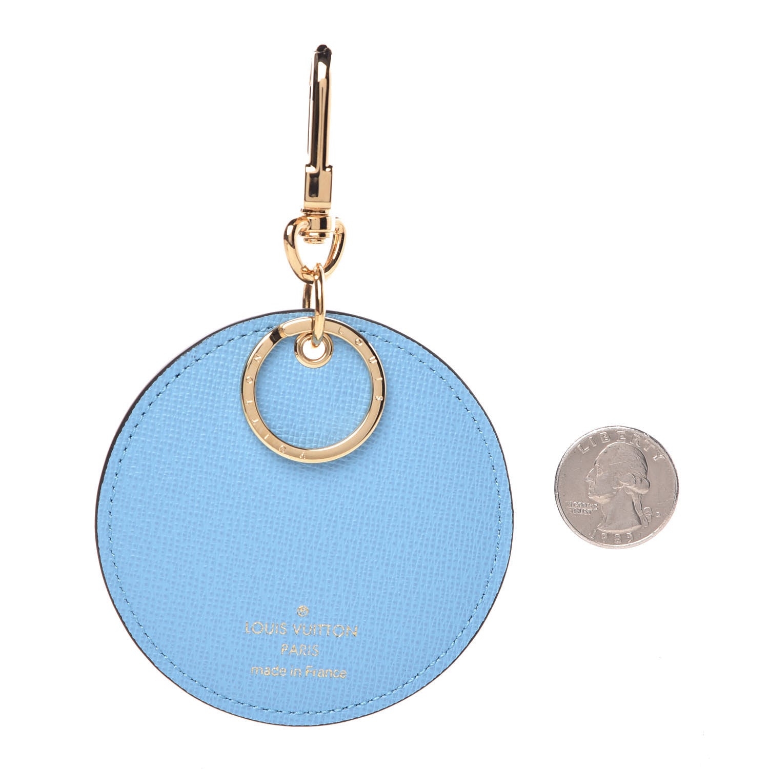 Louis Vuitton Damier Ebene Illustre Manchot Bag Charm Key Ring 2 of 3