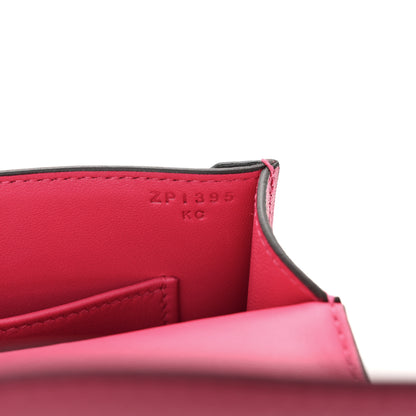 Hermes Chevre Mysore Mini Verrou Large Strap Bag Rose Mexico 10 of 11
