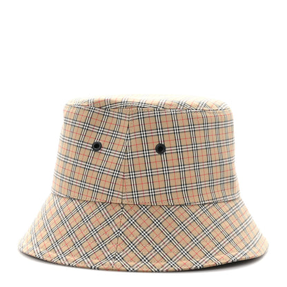 Burberry Technical Cotton Micro Check Bucket Hat M 3 of 7