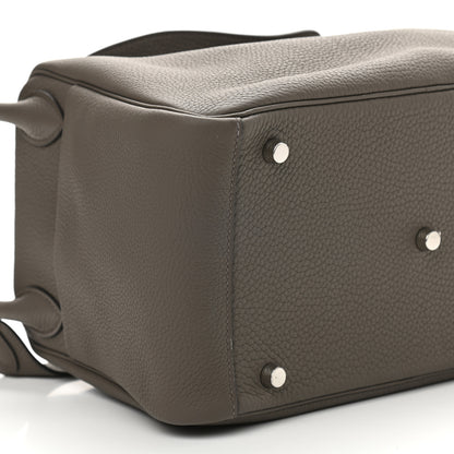 Hermes Taurillon Clemence Lindy 30 Etain 8 of 11