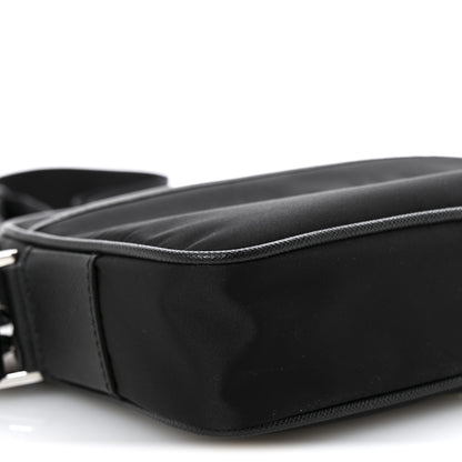 Prada Tessuto Nylon Saffiano Logo Camera Bag  Black 9 of 11