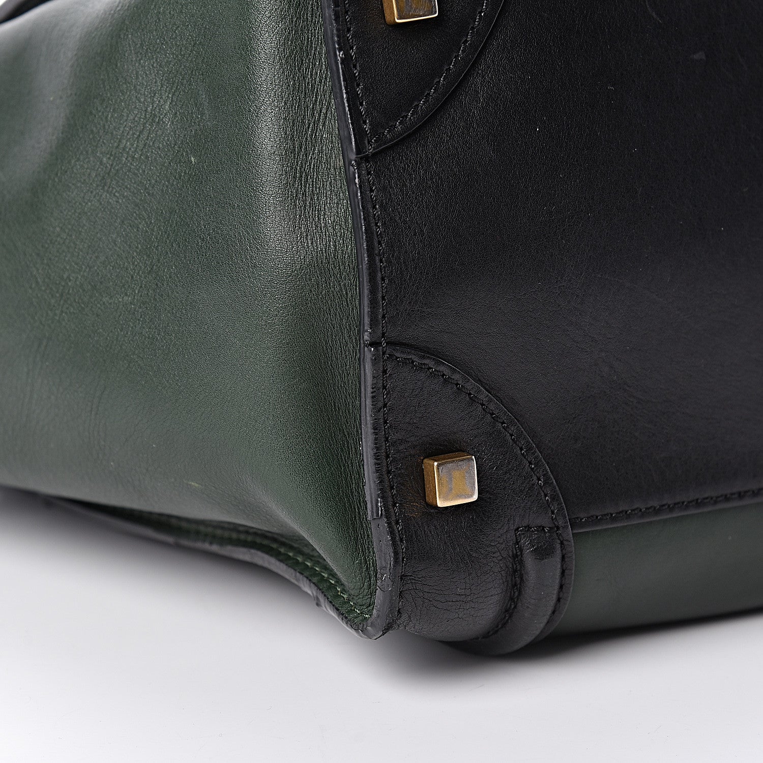 Celine Smooth Calfskin Mini Tri-Color Luggage Forest 9 of 16