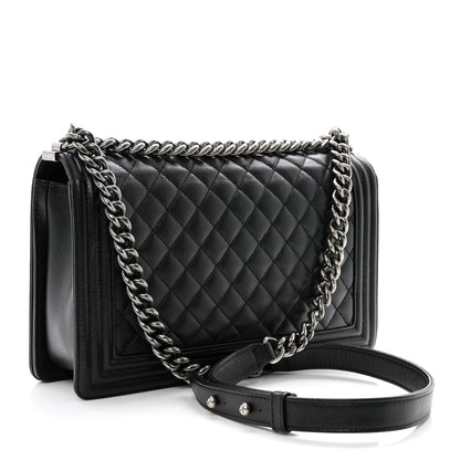 Chanel Caviar Quilted New Medium Boy Flap Black 3 of 10