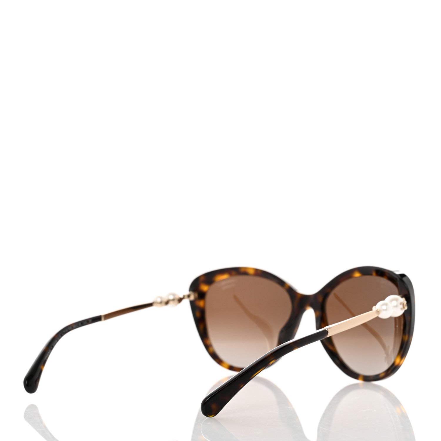 Chanel Pearl Sunglasses 5338-H-A Tortoise 4 of 8