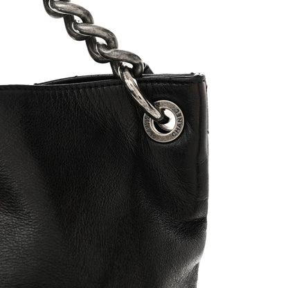 Chanel Aged Calfskin Quilted Mad About Quilting Hobo Black 14 of 16