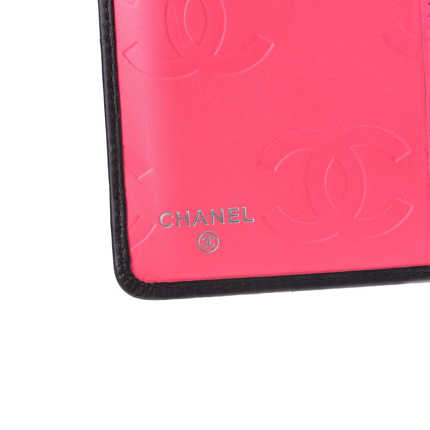 Chanel Calfskin Quilted Cambon Yen Wallet Black 6 of 8