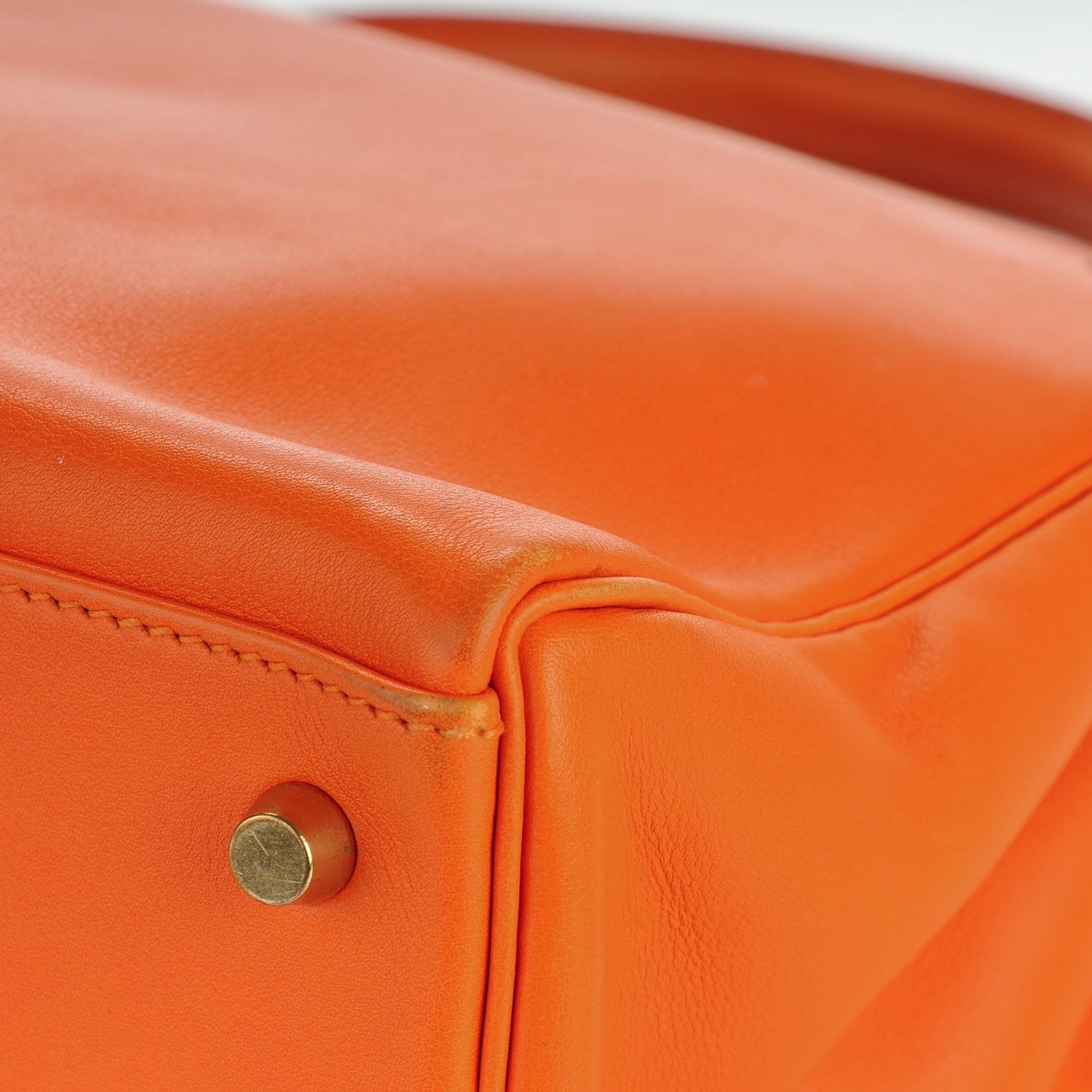 Hermes Veau Gulliver Kelly Retourne 35 Orange 27 of 31