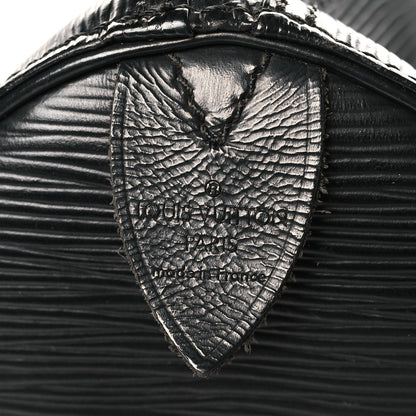 Louis Vuitton Epi Speedy 30 Black 6 of 11