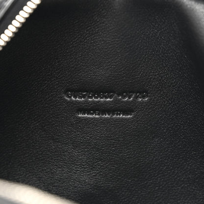 Saint Laurent Shiny Calfskin Monogram Mini Lou Camera Bag Black 7 of 10