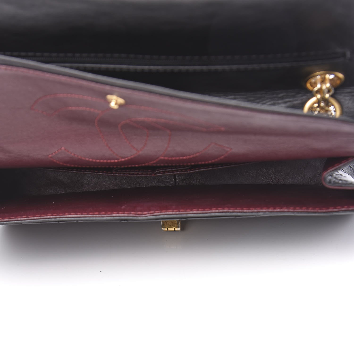 Chanel Aged Calfskin Quilted 2.55 Reissue 226 Flap Black 5 of 10