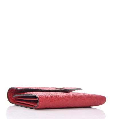 Louis Vuitton Empreinte Victorine Wallet Scarlet 4 of 8