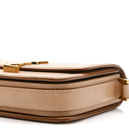 Saint Laurent Box Calfskin Monogram Medium Solferino Satchel Natural Tan 10 of 13