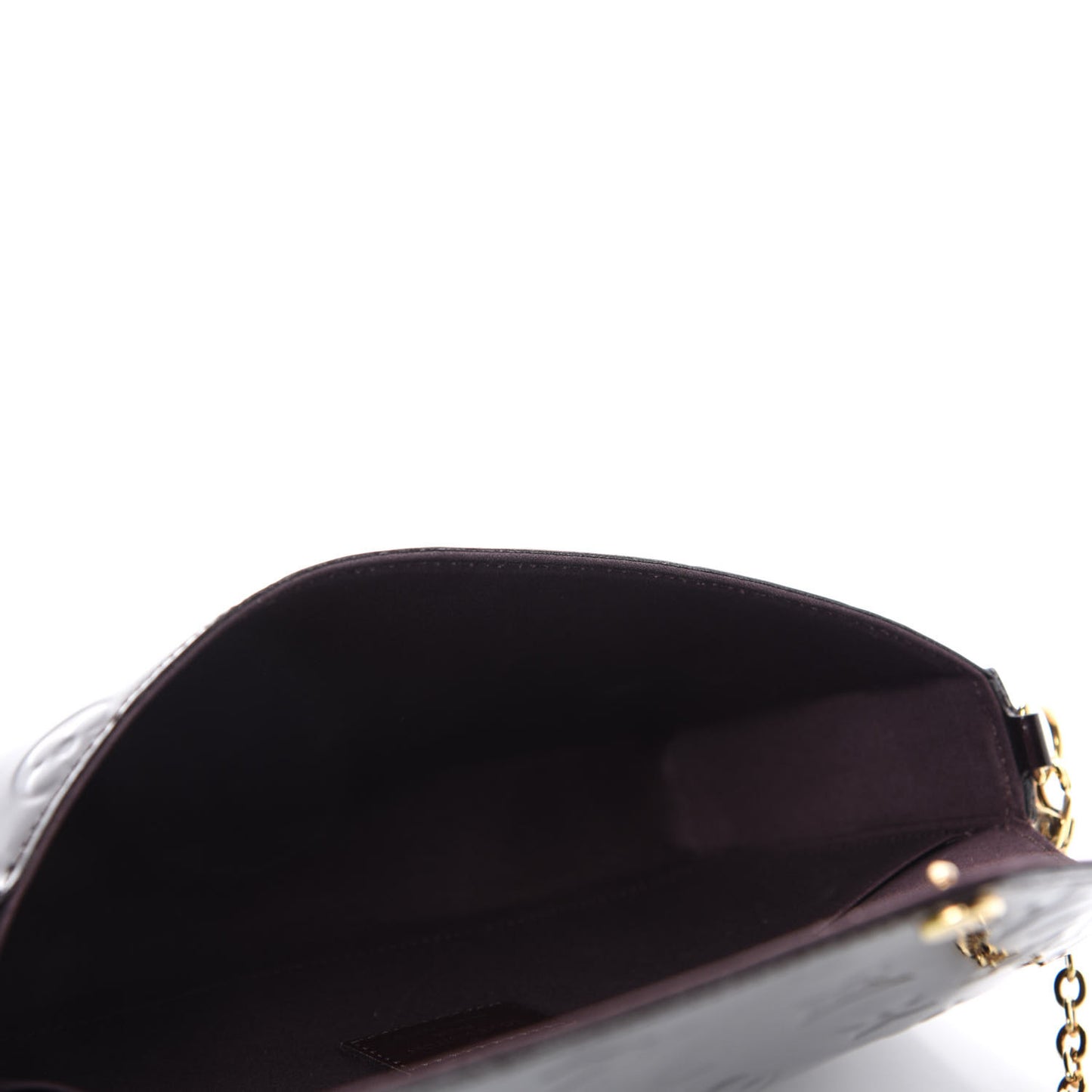 Vernis Pochette Felicie Chain Wallet Amarante