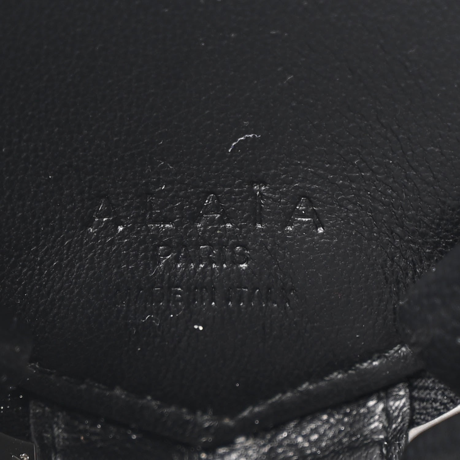 Alaia Lambskin Crystal Embellished Le Coeur Bag  Black 6 of 9