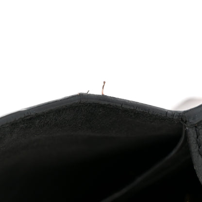 Louis Vuitton Damier Ebene Vavin Chain Wallet Black 12 of 13