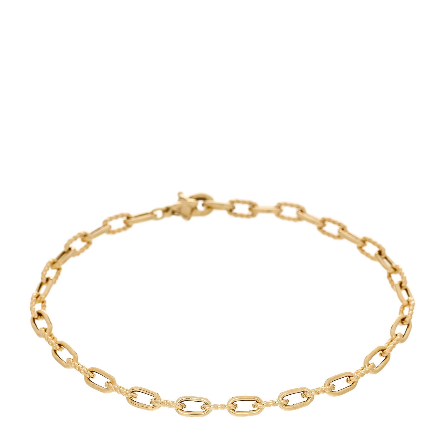 18K Yellow Gold Madison 3mm Classic Chain Bracelet