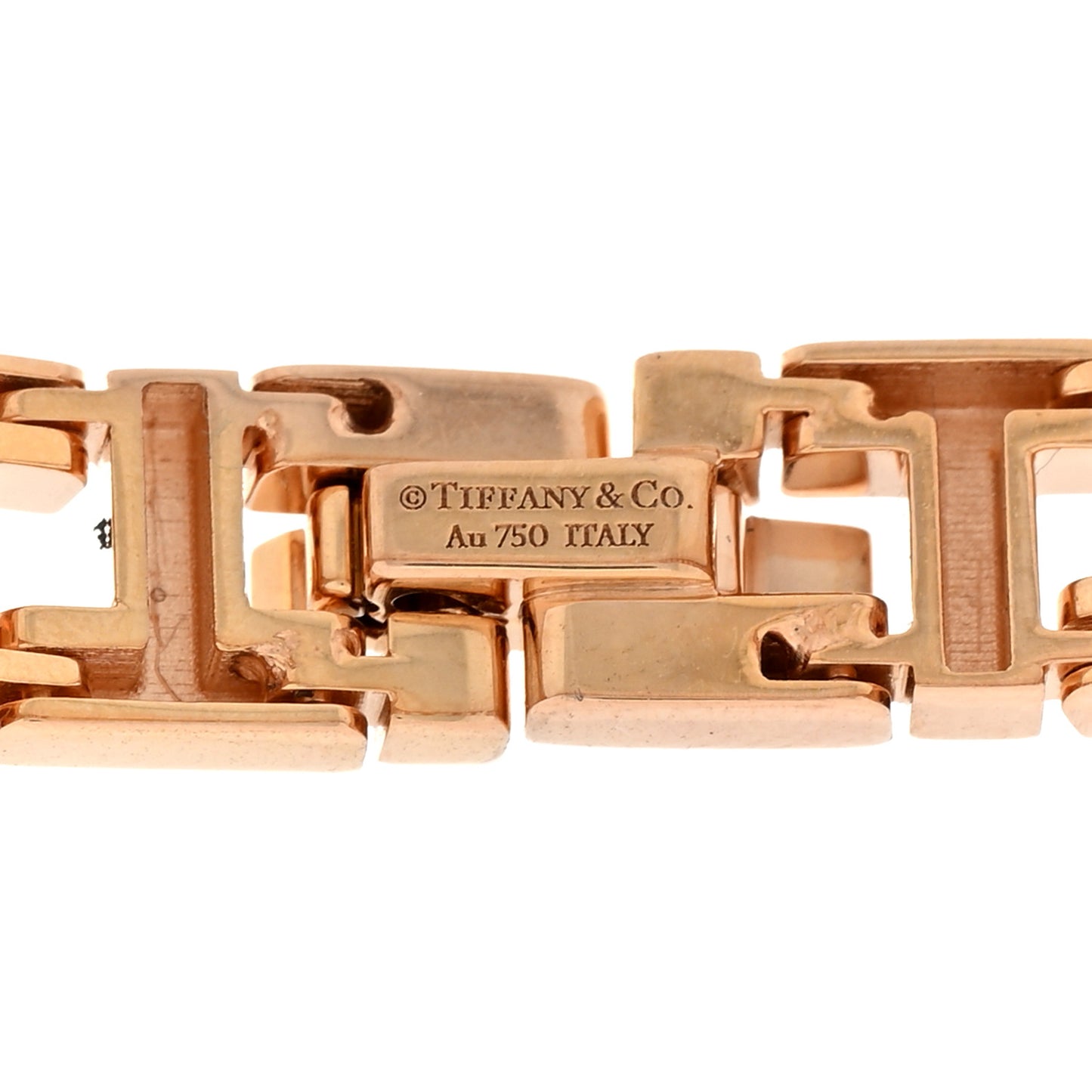 18K Rose Gold Narrow T True Bracelet