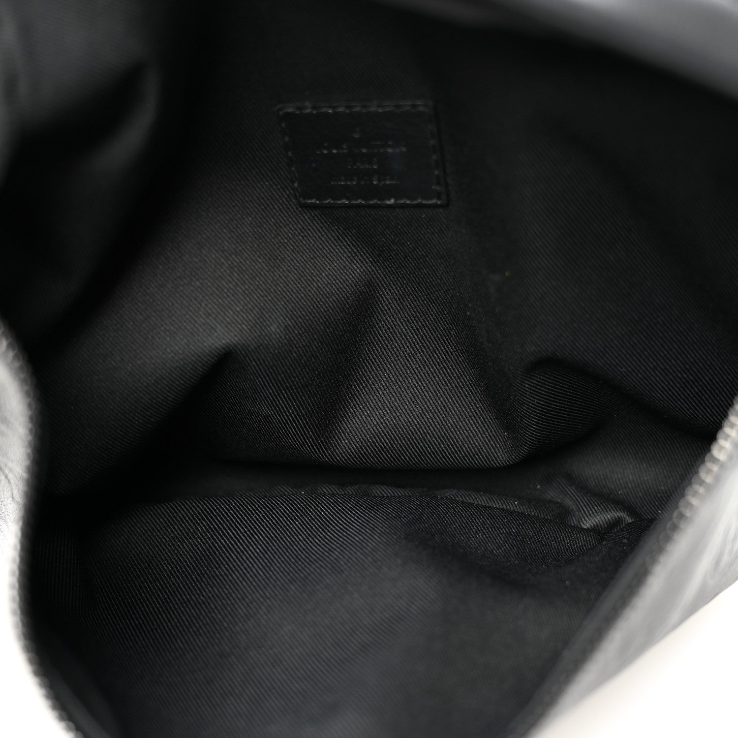 Louis Vuitton Calfskin Monogram Shadow Discovery Bumbag Black 5 of 10