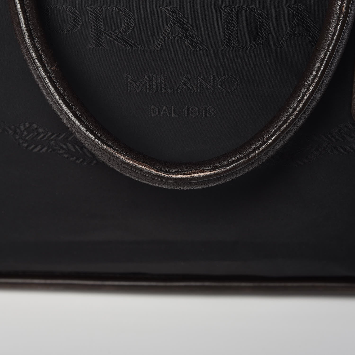 Prada Tessuto Nylon Double Zip Logo Tote Black 16 of 19